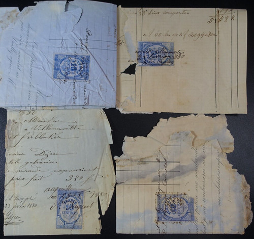 Timbre fiscaux quittance - timbre,