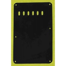 Plaque Vibrato Stratocaster Noir 6 trous E-E 54mm Black