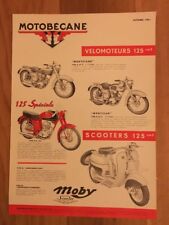 Affiche publicité motobécane 125 Z57C Z56C ZS125 Moby 175 ZS Z23C Z27C Z26C 