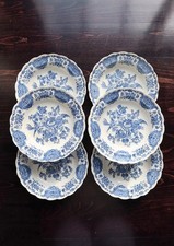 6 assiettes creuses vintage Ridgway modèle “Windsor”
