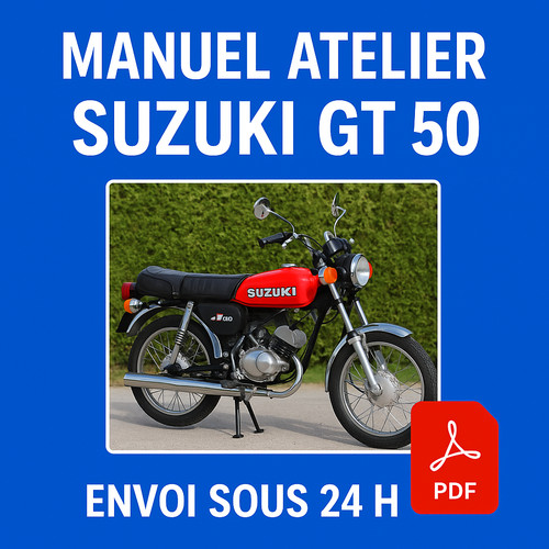 Manuel atelier suzuki - suzuki, gt