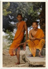 Buddhist Monks, Sihanoukville, Cambodia, 1992 - Original Photo by José Nicolas