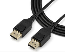 Cordon DP Display Port Mâle M/M Ultra 4K pour Ordinateur PC TV Monitor Noir