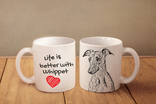 Whippet tasse en céramique - whippet,