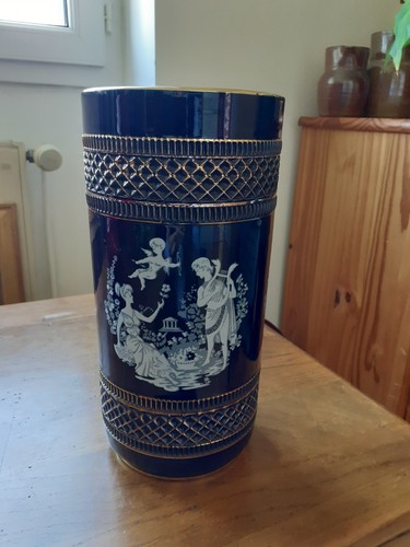Vase original couleur bleu - , de