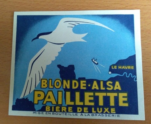 étiquette bière ancienne - Étiquette,