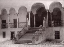 Tunis.Tunisie.Tunisia. Le Bardo, l'escalier des Lions. Photo LEROUX 23x28,3cm.