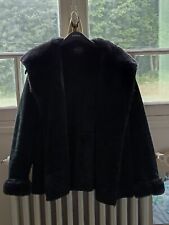 Beau Manteau Croûte De Cuir Oakwood Taille XL Noir Comme Neuf! Porté Une Fois !