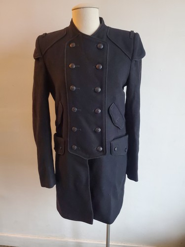 Manteau caban laine avec - en,
