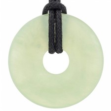 Pendentif Donut en Jade de