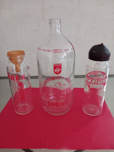 Lot biberons pyrex - lot, rex