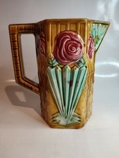 Pichet art déco en barbotine d'Onnaing n°919