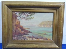 Tableau Ancien Huile Paysage