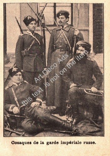 1904 russie russia cosaques - 1904,