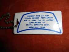 Porte-clés KEY RING BURGER RESTAURANT -- DOG FOOD NASHVILLE TENN. -- USA 