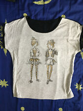 Haut ORCHESTRA ⭐ Gris / Noir / Or 2 filles transparent ⭐ Taille 14 ans / 164 cm