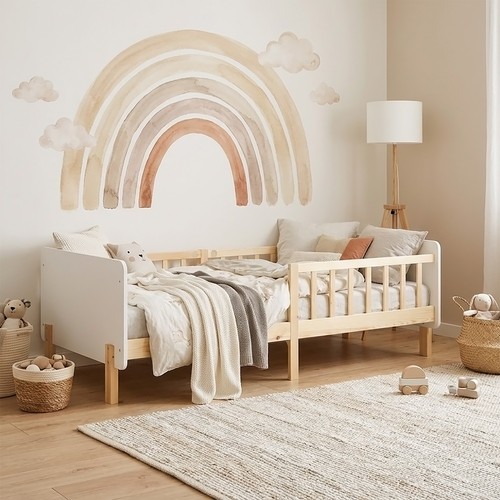 Cadre lit bois 90x200 - de,