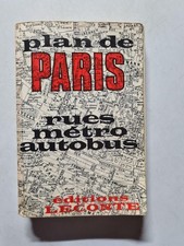 Plan de Paris rues métro