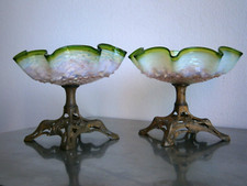 Paire Coupelle sur pied Art