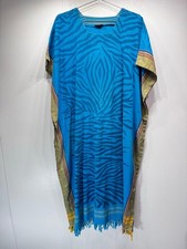 Vintage Boho Blue Zebra