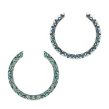  2 Pcs Rosace Stickers