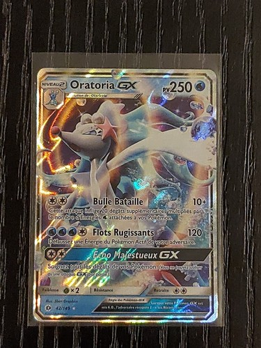 Carte pokémon oratoria - carte, gx