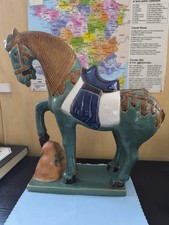 Statue Cheval En Faïence