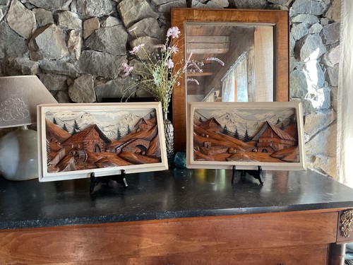 Ancien paire tableaux - paire, de