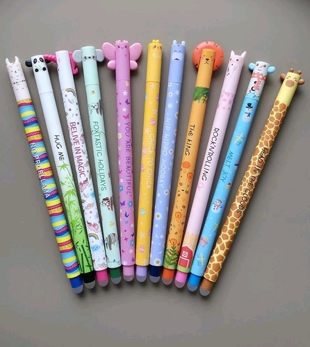 Lot stylos gel effaçables - gel,