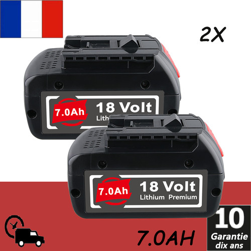 Batterie pour bosch 18v - 2x,