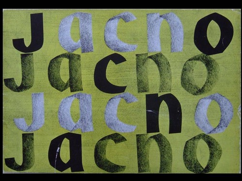 Typographie jacno 1949 - "jacno"-,