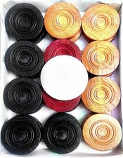 Jetons De Carrom En Bois Avec