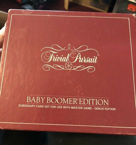 Trivial pursuit baby boomer - trivial,