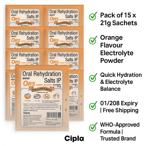 Cipla prolyte ors orange - prolyte,