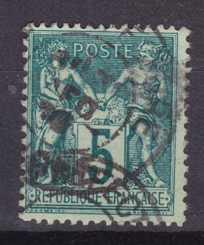 Timbre france sage - timbre, vert
