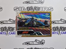 2023 Topps Chrome F1 Formula 1 Sebastian Vettel Gold Wave Refractor 21/50 #184
