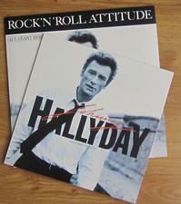 Johnny  HALLYDAY   Rock n' roll attitude   AVEC LIVRET  MAXI 45 tours  MINT