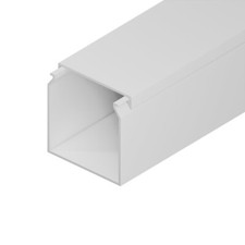 Goulotte électrique PVC blanc