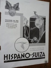 HISPANO SUIZA  voiture 12