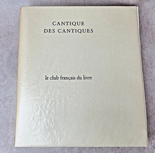 Cantique des Cantiques 1962 Club Français du Livre - Illustré par Henri Matisse