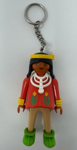 Vtg playmobil figure keyring - vtg,