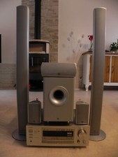 Ampli Home Cinéma ONKYO avec 6 enceintes JAMO Série 8000-A couleur argent