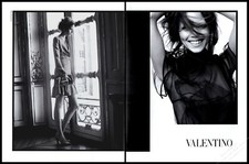 Valentino High Heels Magazine Print Ad Women Fashion Long Legs shoes -2pg