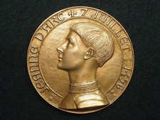 MEDAILLE BR. 70mm J.H.COËFFIN