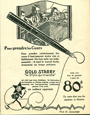 Publicité ancienne stylo Gold