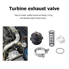 Turbo Blow Off Valve External Wastegate CNC 50mm 35PSI V-Band BOV (Noir)