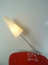 ancienne lampe de bureau plexiglas dumas starck romeo rega counterbalance lamp