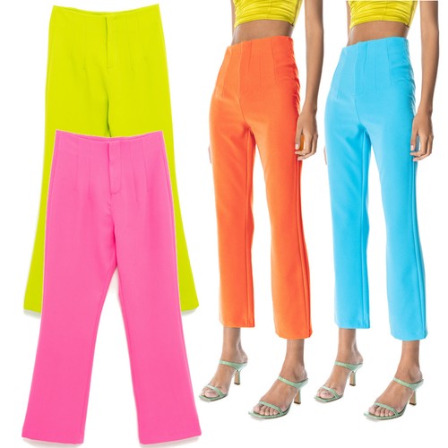 Pantalon femme taille haute - pantalon,