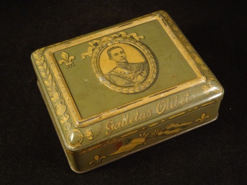 Ancienne boîte publicitaire