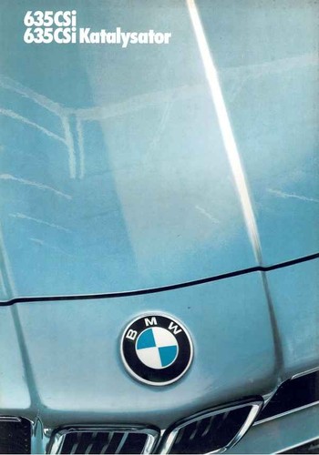 Catalogue brochure bmw - brochure, 635